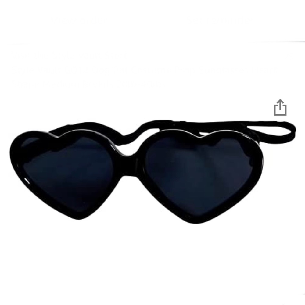 ✨NEW Heart Shaped Dog Sunglasses - Picture 2 of 6